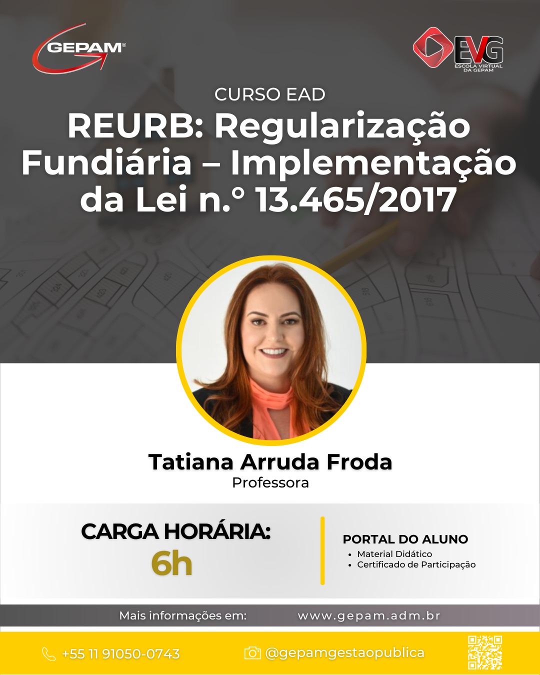 Curso Online sobre REURB: Regularização Fundiária – Implementação da Lei n.° 13.465/2017 | 120