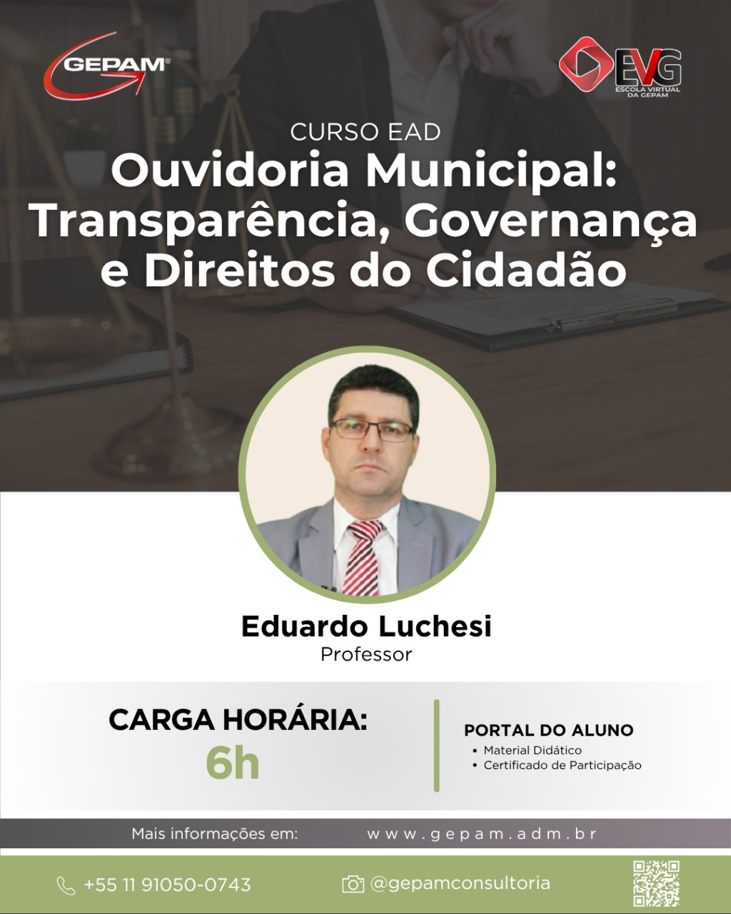 Curso Online sobre Ouvidoria Municipal: Transparência, Governança e Direitos do Cidadão | 126