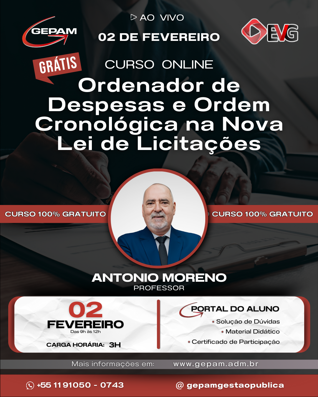Curso Online – Ordenador de Despesas e Ordem Cronológica na Nova Lei de Licitações | 278