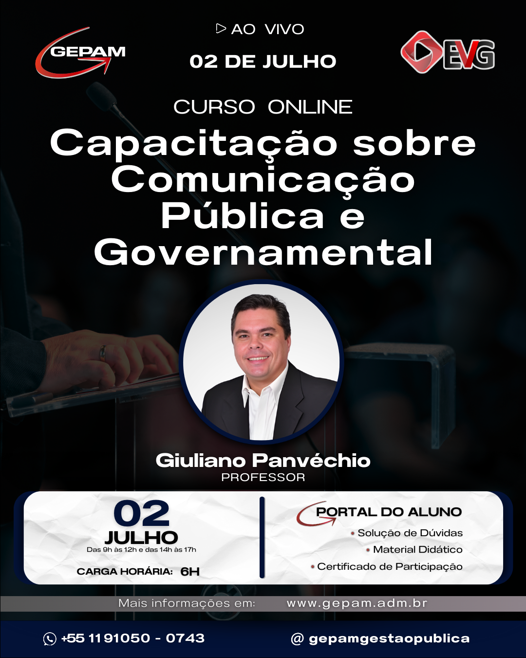 Curso Online – Capacitação sobre Comunicação Pública e Governamental