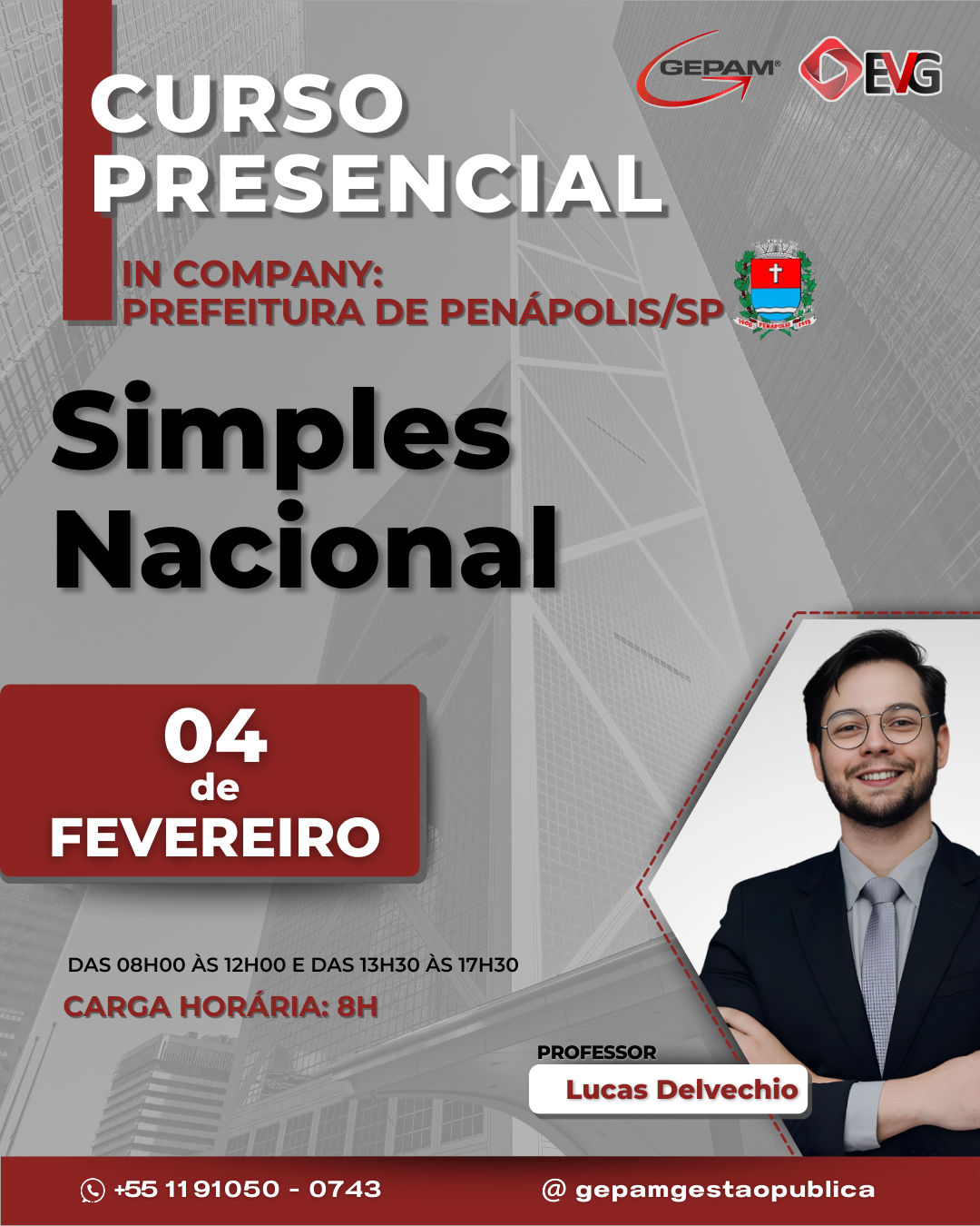 Curso Presencial (In company para Prefeitura de Penápolis/SP) – Simples Nacional | 279