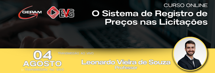 Curso Online - O Sistema de Registro de Preços nas Licitações