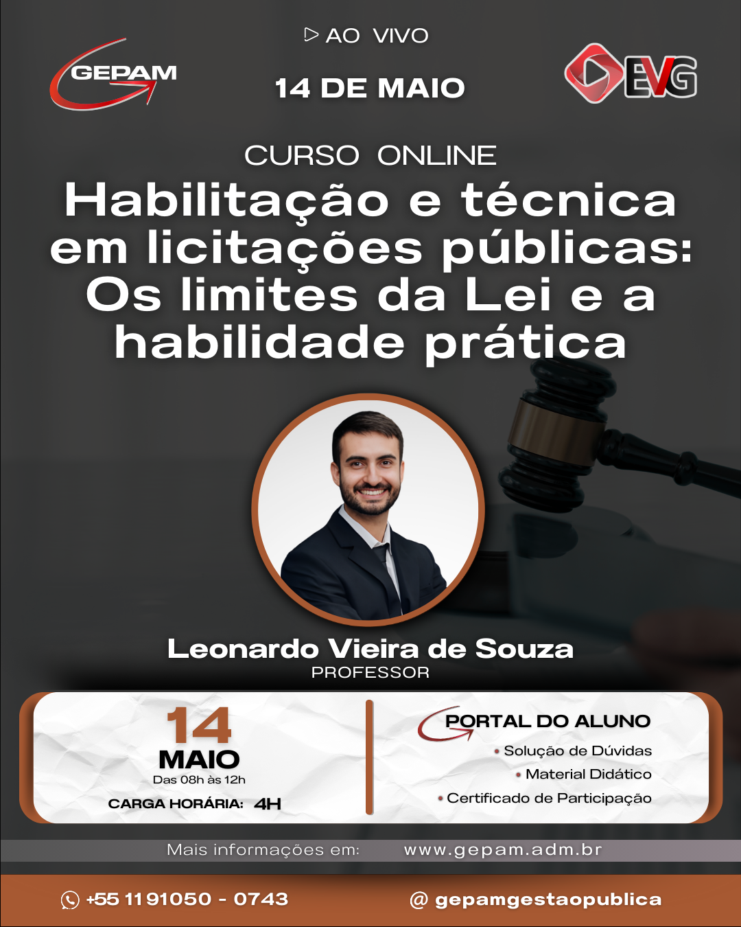 Curso Online – Habilitação e técnica em licitações públicas: Os limites da Lei e a habilidade prática