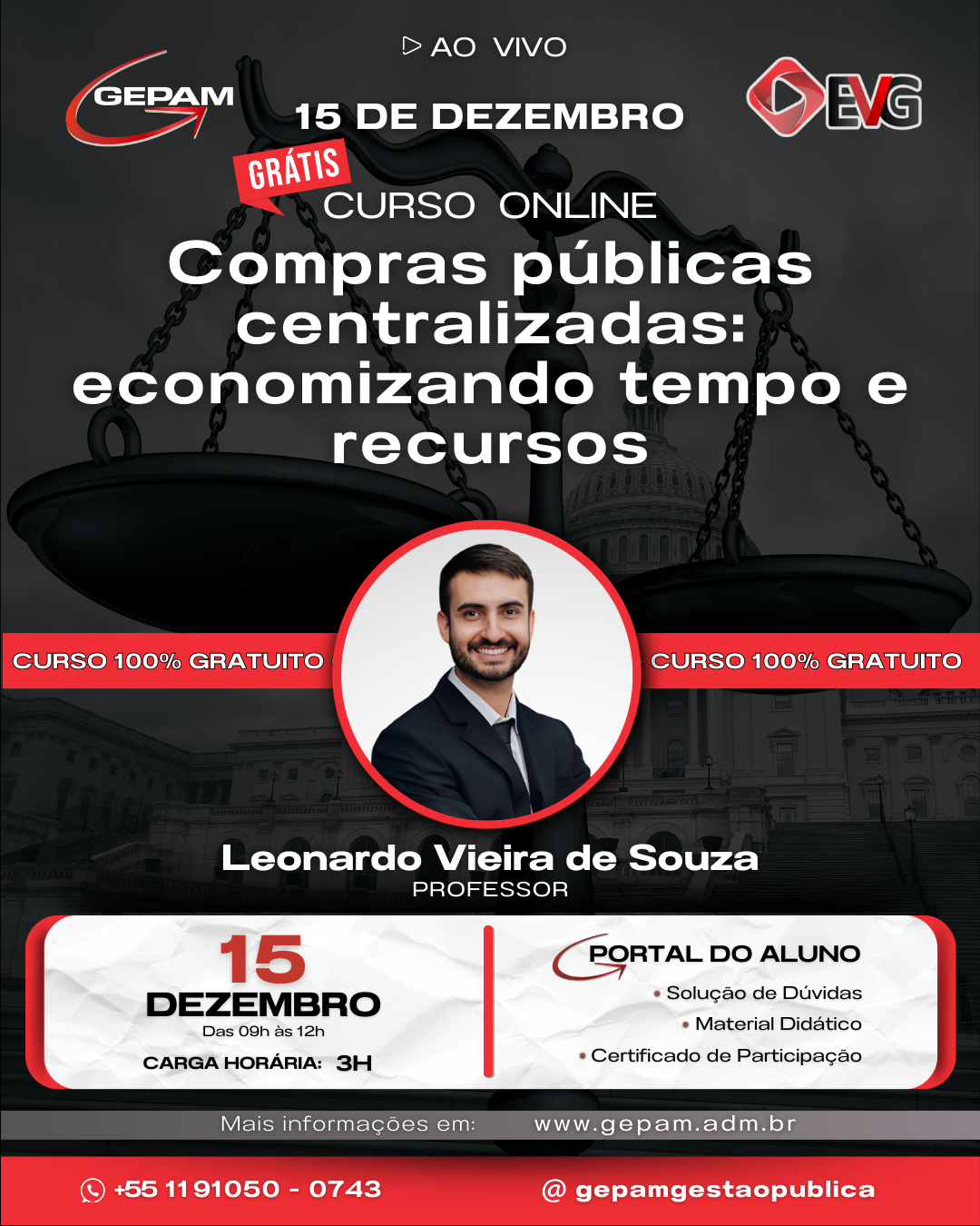 Curso Online – Compras públicas centralizadas: economizando tempo e recursos