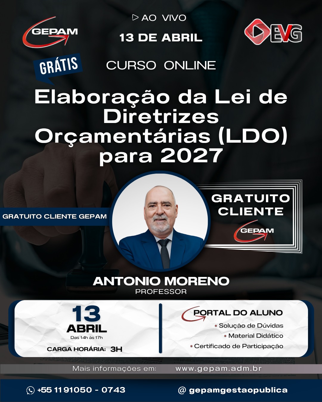 Curso Online – Elaboração da Lei de Diretrizes Orçamentárias (LDO) para 2027 | 292