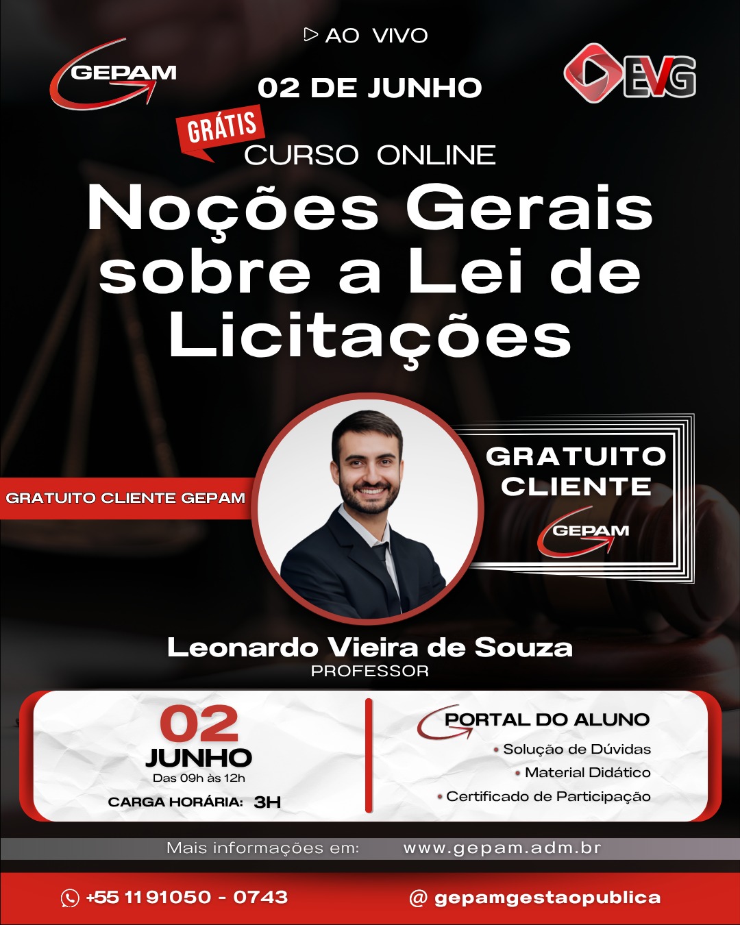 Curso Online – Noções Gerais sobre a Lei de Licitações