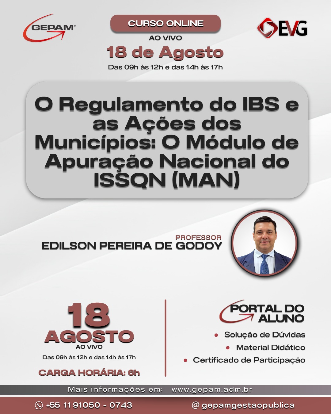 Curso Online – O Regulamento do IBS e as Ações dos Municípios: O Módulo de Apuração Nacional do ISSQN (MAN)