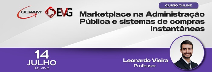Curso Online - Marketplace na Administração Pública e sistemas de compras instantâneas