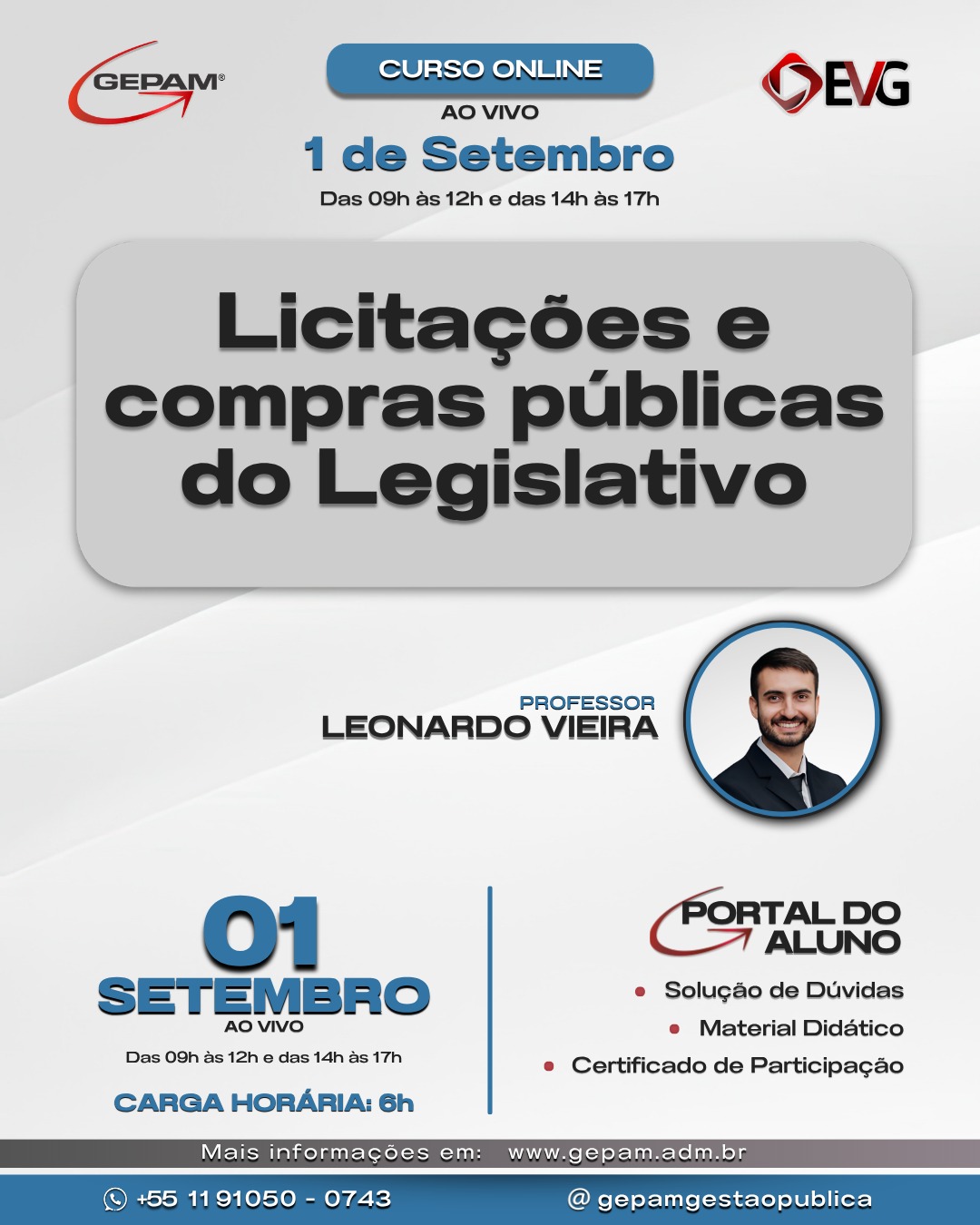 Curso Online – Licitações e compras públicas do Legislativo