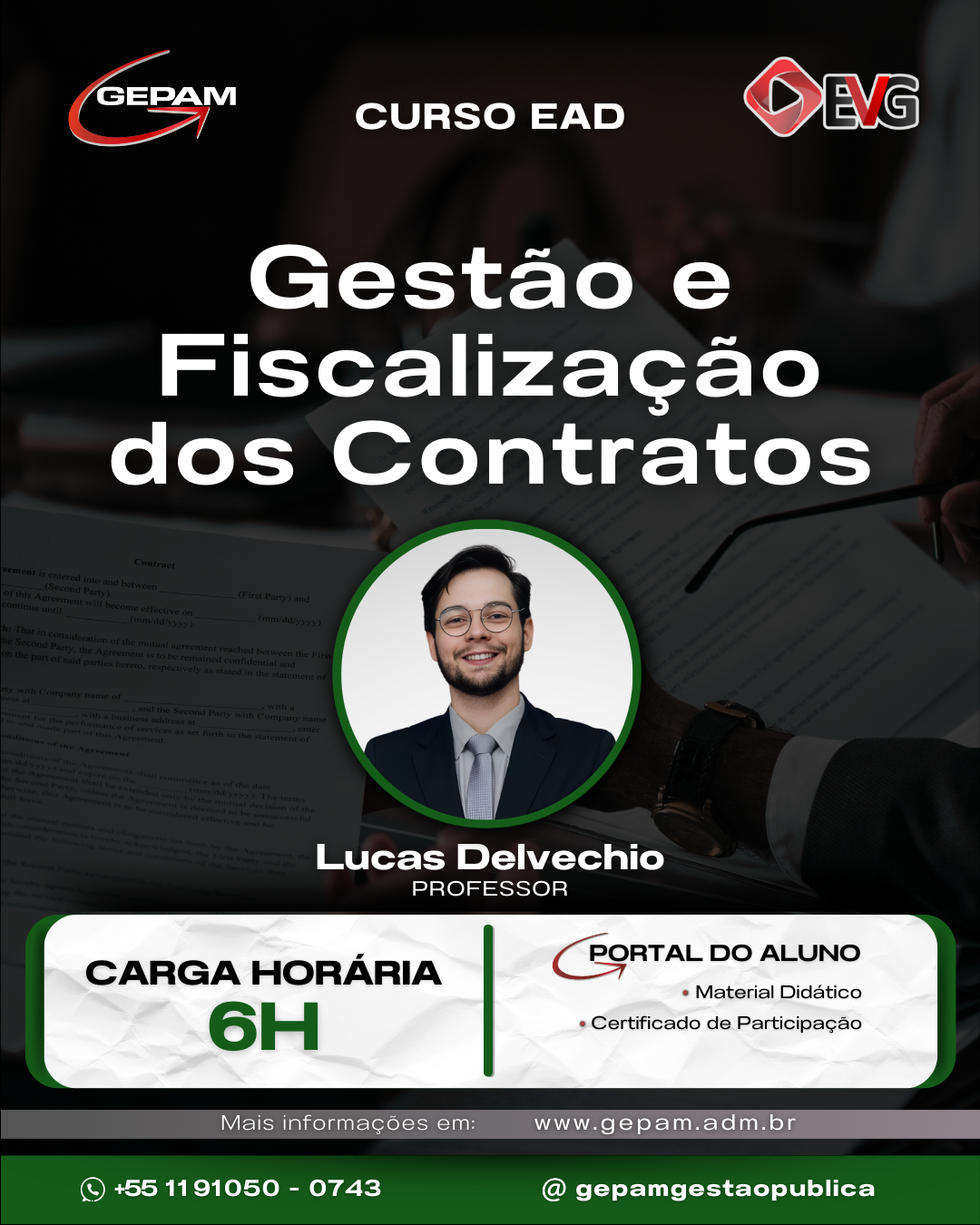 Curso Online sobre Gestão e Fiscalização dos Contratos | 130