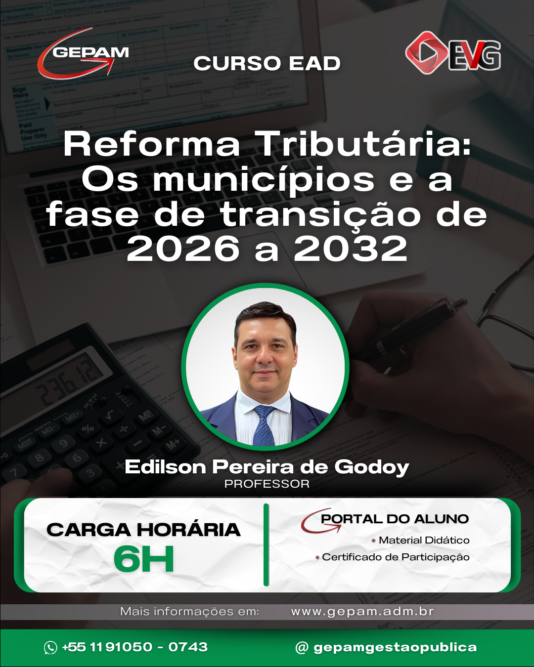 Curso Online sobre Reforma Tributária: Os municípios e a fase de transição de 2026 a 2032 | 137