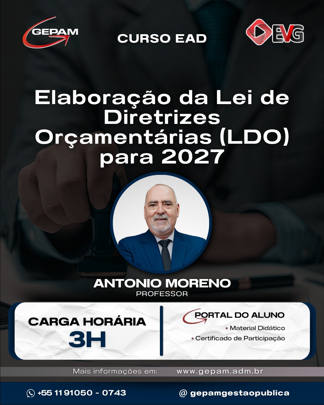 Curso Online sobre Elaboração da Lei de Diretrizes Orçamentárias (LDO) para 2027 | 136