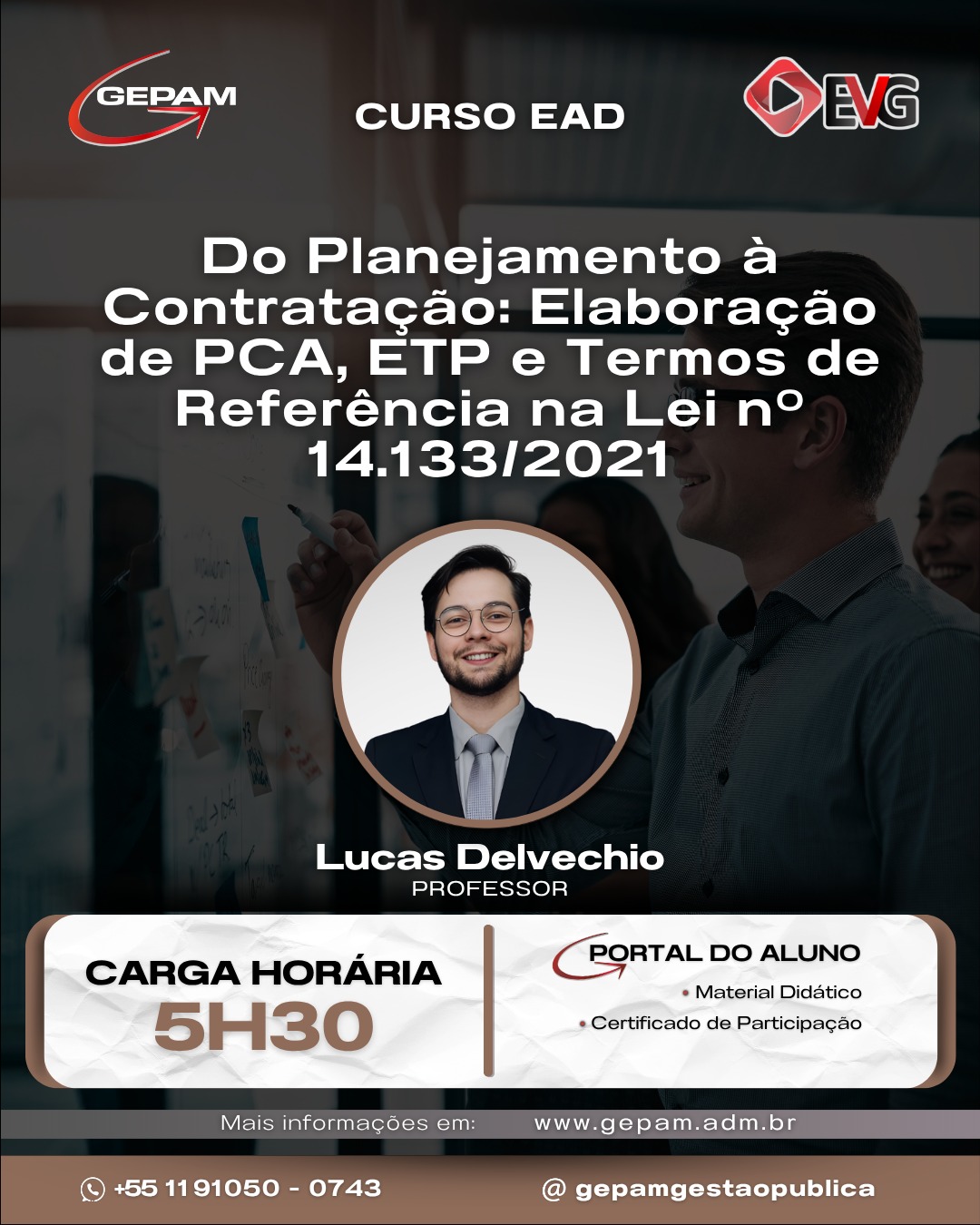 Curso Online Do Planejamento à Contratação: Elaboração de PCA, ETP e Termos de Referência na Lei nº 14.133/2021 | 138