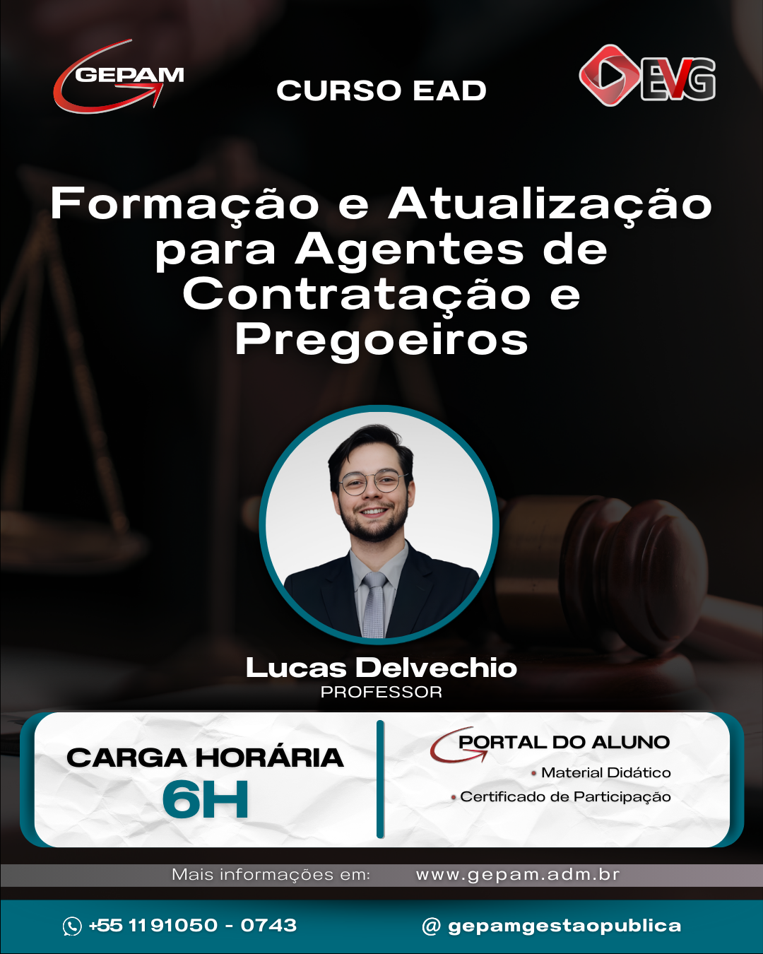Curso Online sobre Formação e Atualização para Agentes de Contratação e Pregoeiros | 139