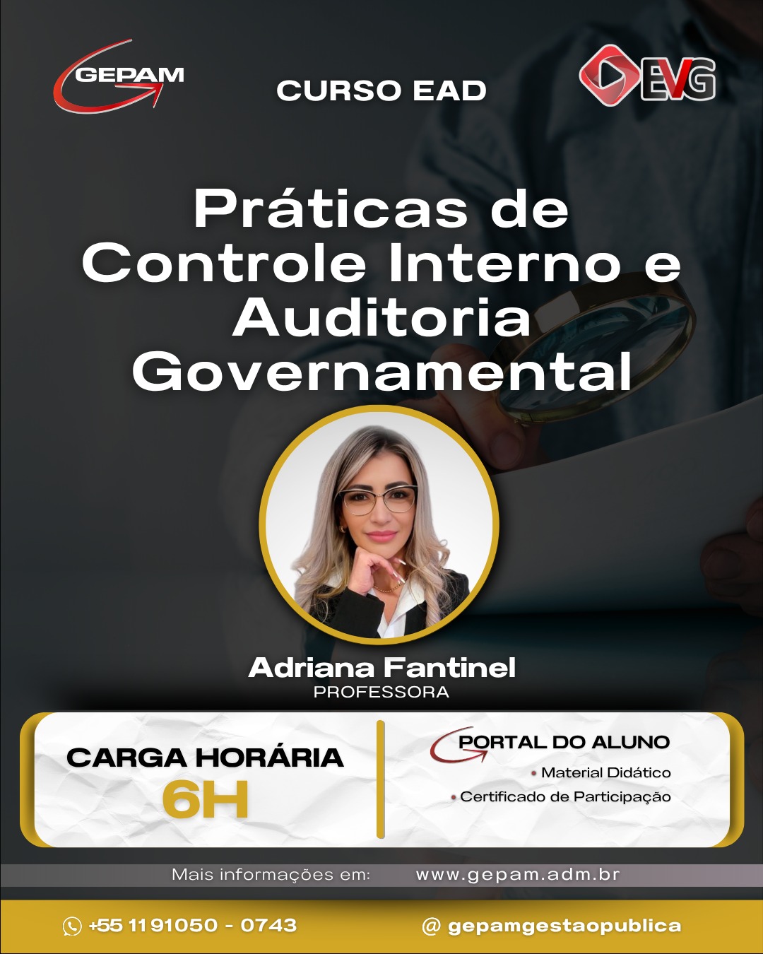 Curso Online sobre Práticas de Controle Interno e Auditoria Governamental | 145