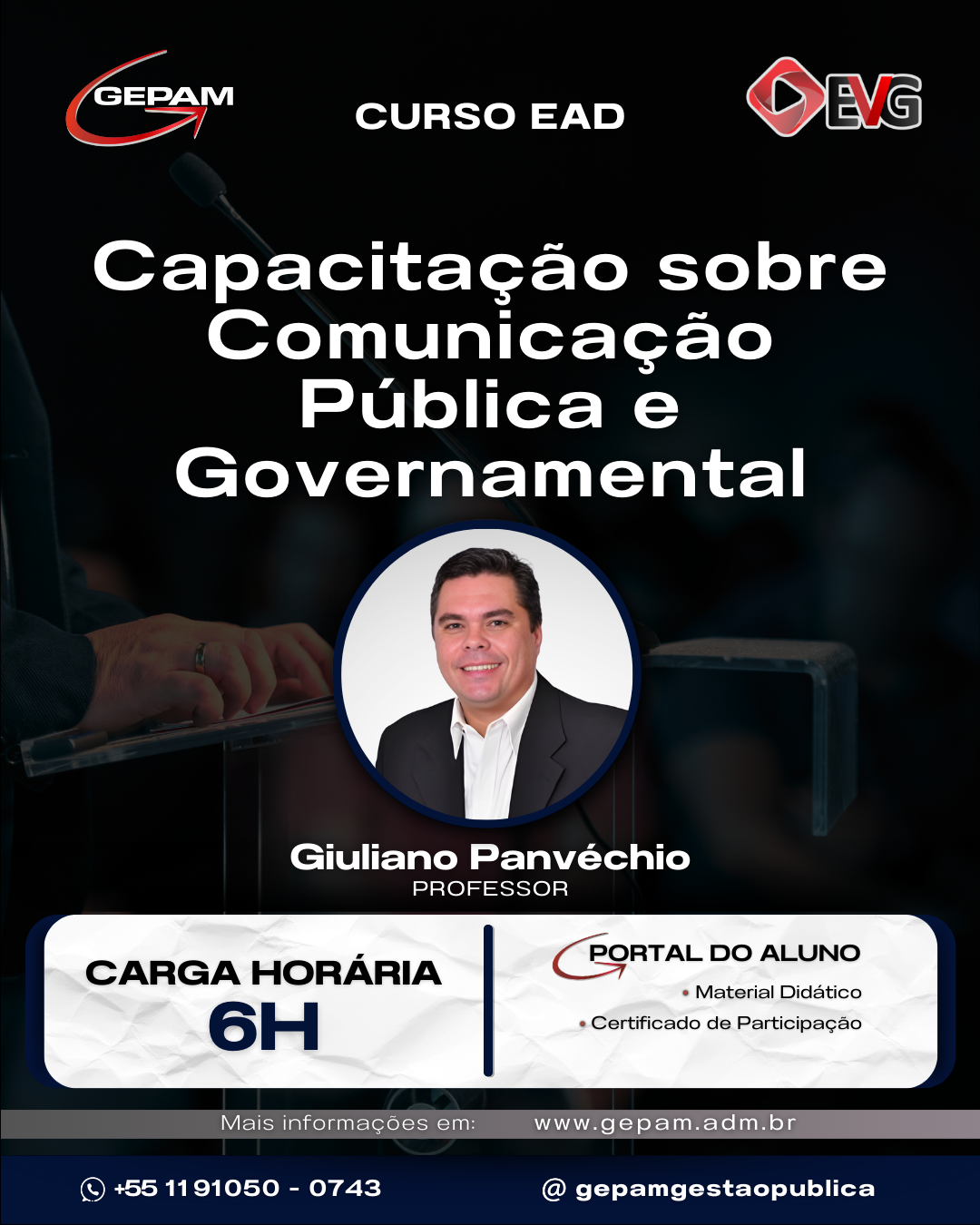 Curso Online para Capacitação sobre Comunicação Pública e Governamental | 150