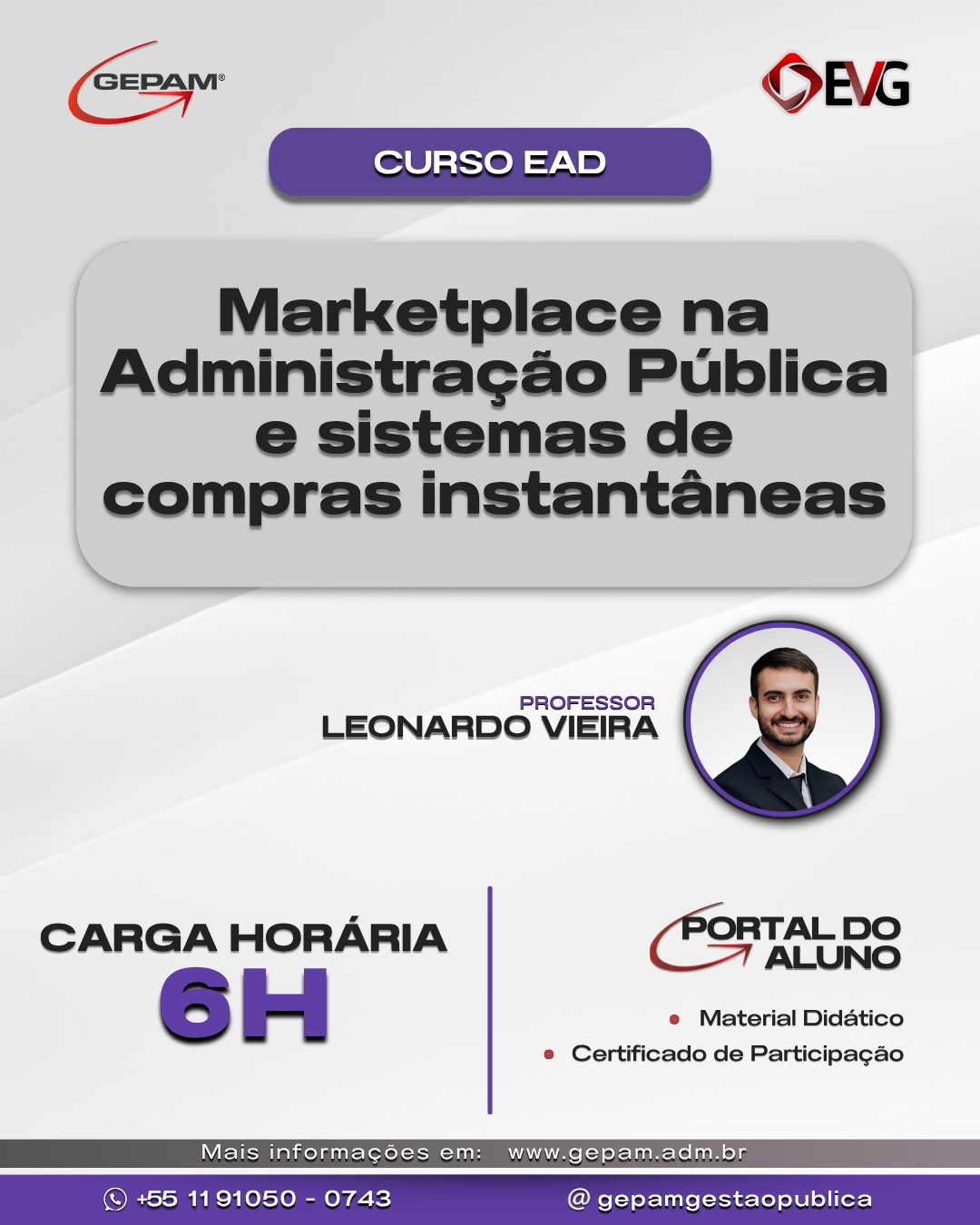 Curso Online sobre Marketplace na Administração Pública e sistemas de compras instantâneas | 153