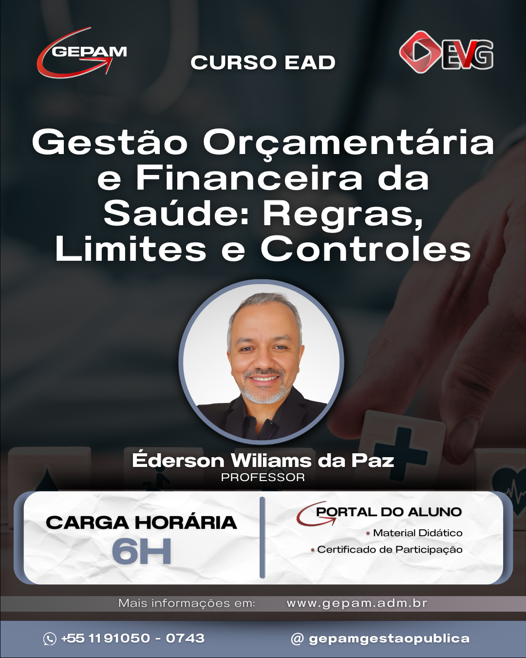 Curso Online sobre Gestão Orçamentária e Financeira da Saúde: Regras, Limites e Controles | 156